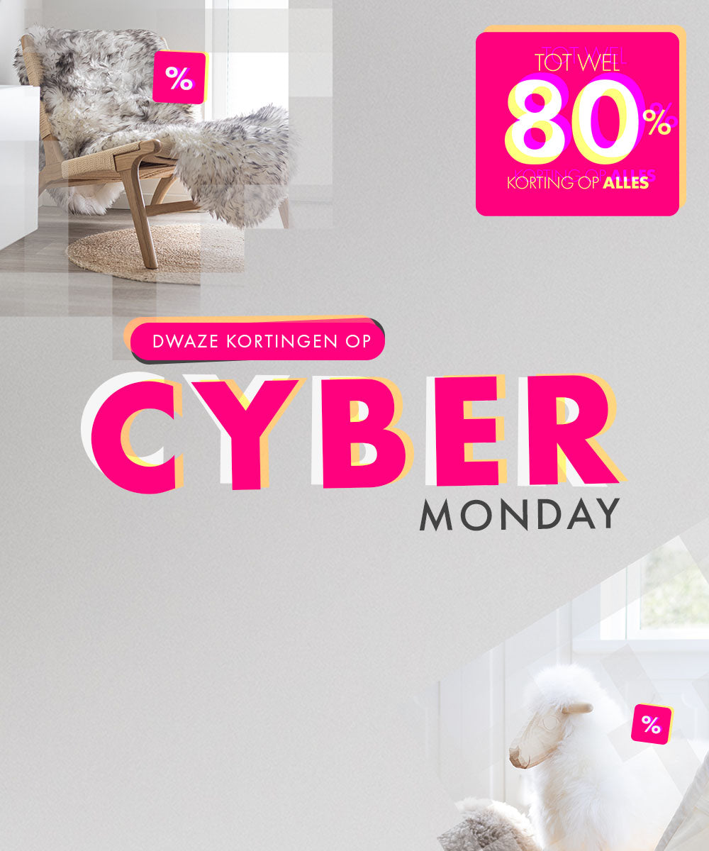 Cyber Monday Sale - Bespaar 20 -80%