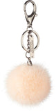 Pompon Sleutelhanger Perzik Roze