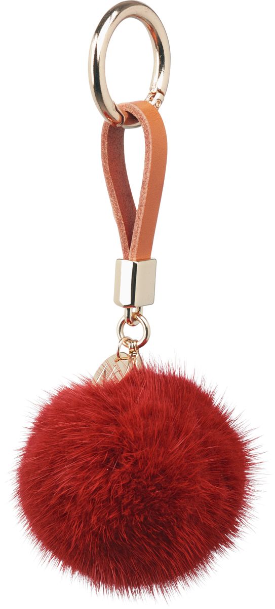 Pompon Sleutelhanger Herfst Marmer