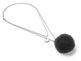 Ketting met Pompon Donkergrijs