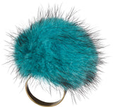 Pompon Ring Aqua