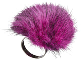 Pompon Ring Lichtroze