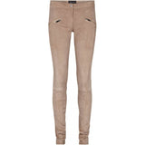 Jasmin Suede Legging Licht Taupe