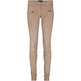 Jasmin Suede Legging Licht Taupe