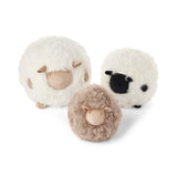 Schattig Schapen Kussen | Ø34 cm Beige/Wit