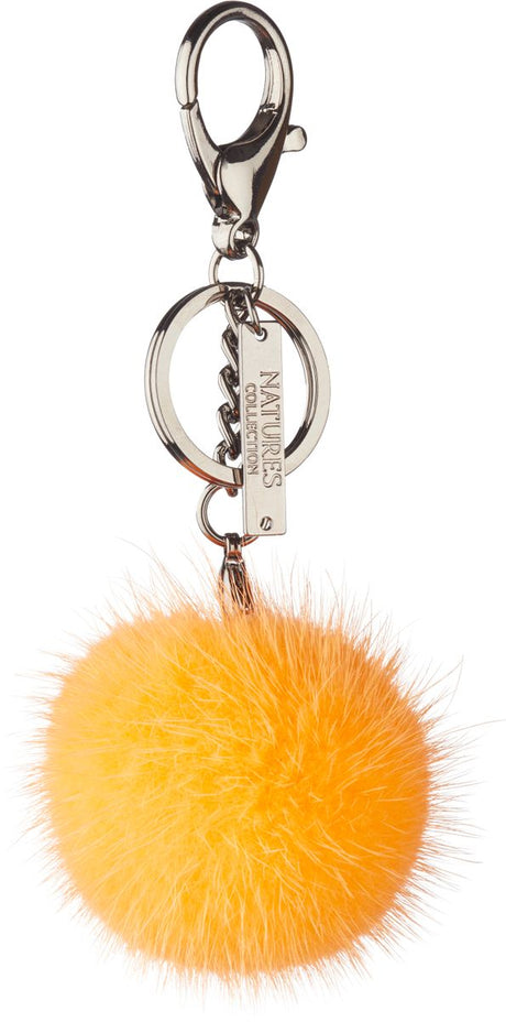 Pompon Sleutelhanger Oranje