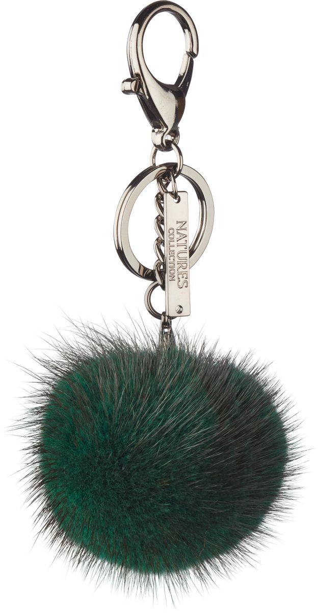 Pompon Sleutelhanger Grasgroen