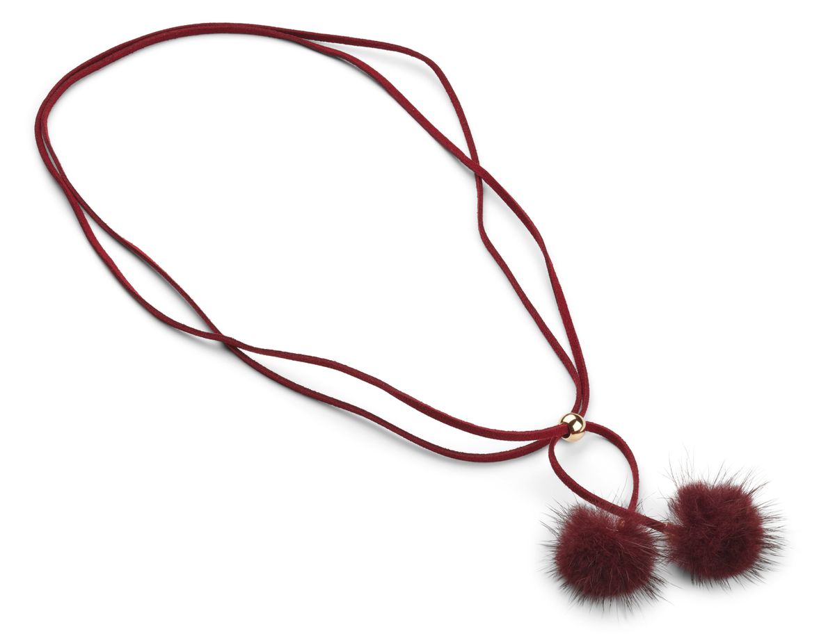 Nicki Nerts Ketting Burgundy