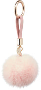 Pompon Sleutelhanger Baby Roze