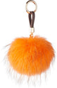 Pompon Sleutelhanger Oranje