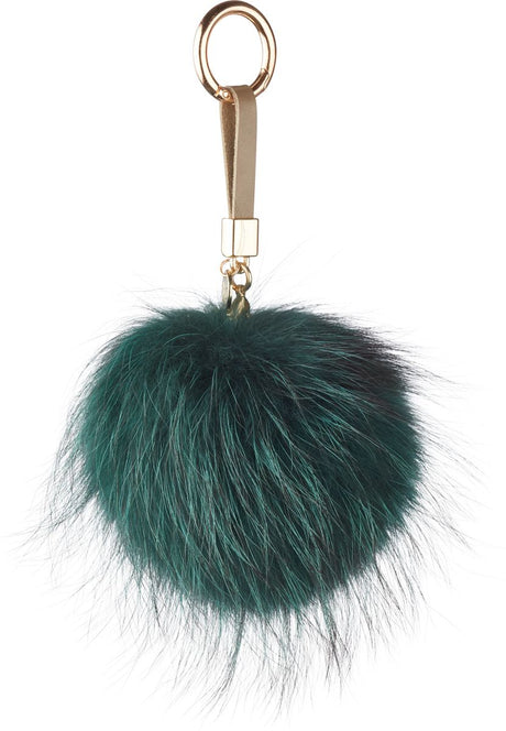 Pompon Sleutelhanger Groen