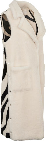 Raelynn Vest Zebra/Zwart/Parel