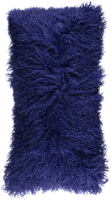 Curly Kussen | 28x56 cm Licht Marineblauw