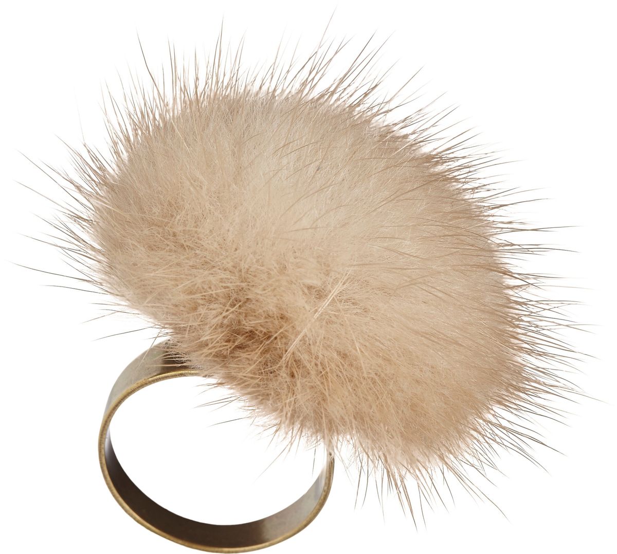 Pompon Ring Palomino