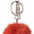 Pompon Sleutelhanger Herfst Marmer