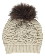 Sidse Beanie Licht Beige/Mokka