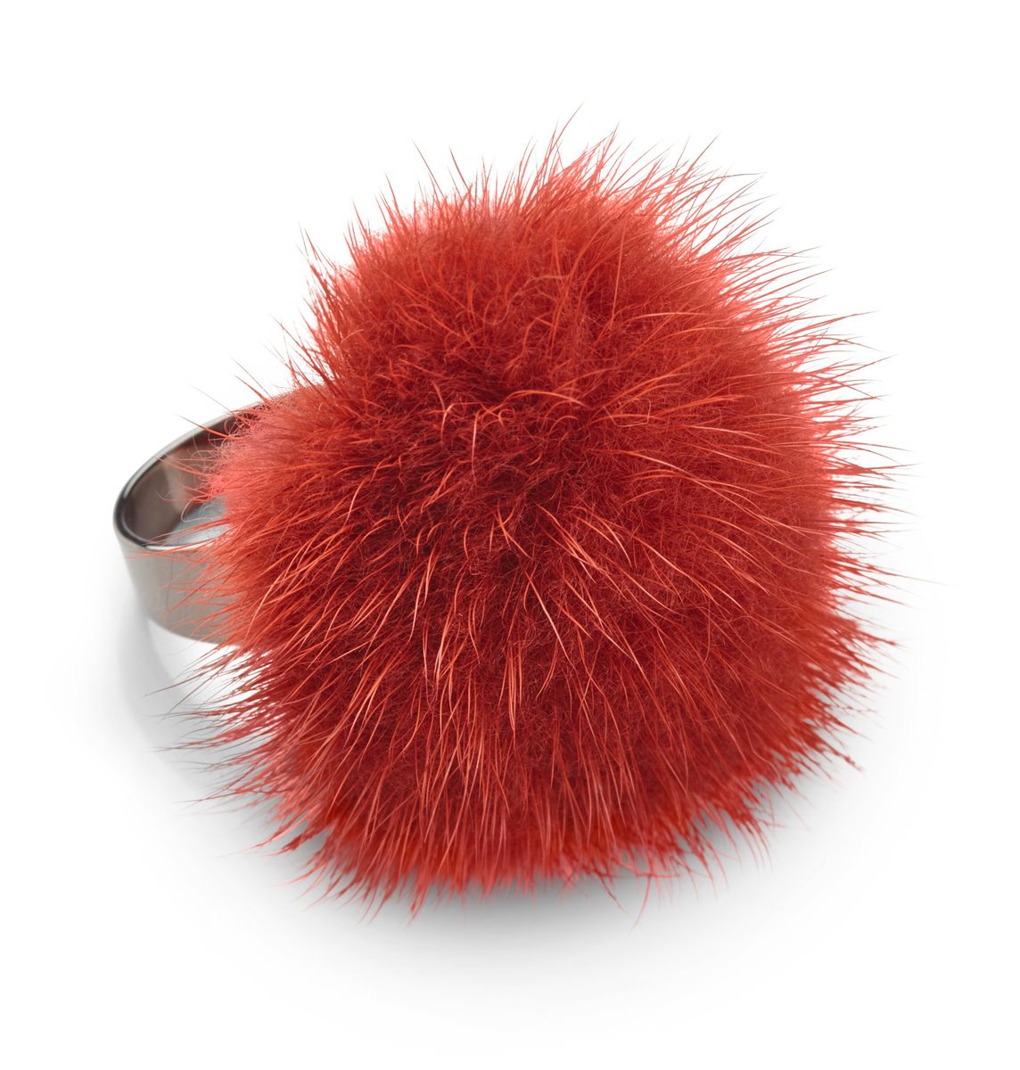 Pompon Ring Herfst Marmer